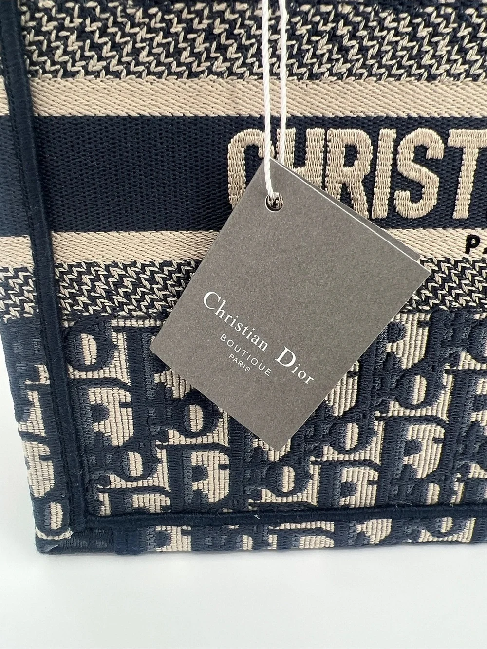 Small Book Tote iconic jacquard
